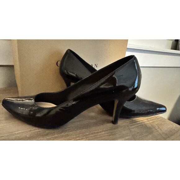 Cole Haan Women’s Black Patent Leather Heels – Size 8M – Excellent Condition - Picture 3 of 4